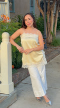 Lemon Lace Top