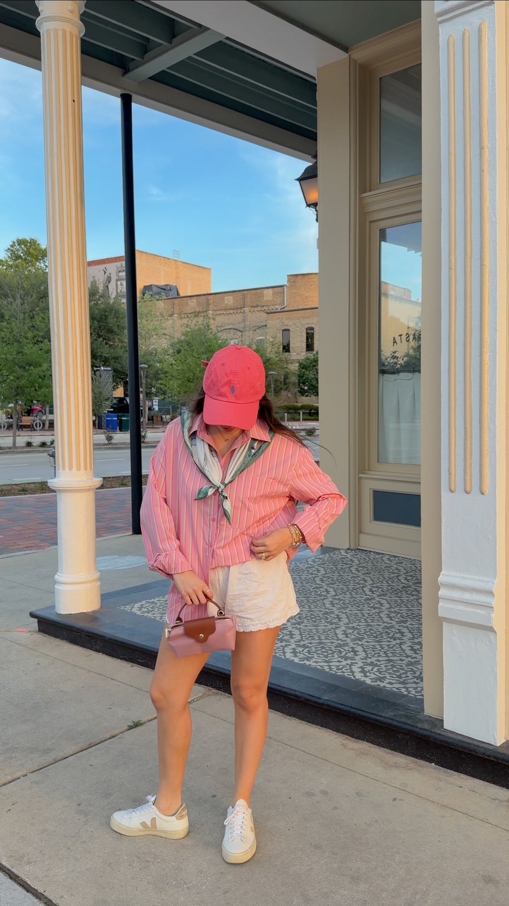 Strawberry Striped Top
