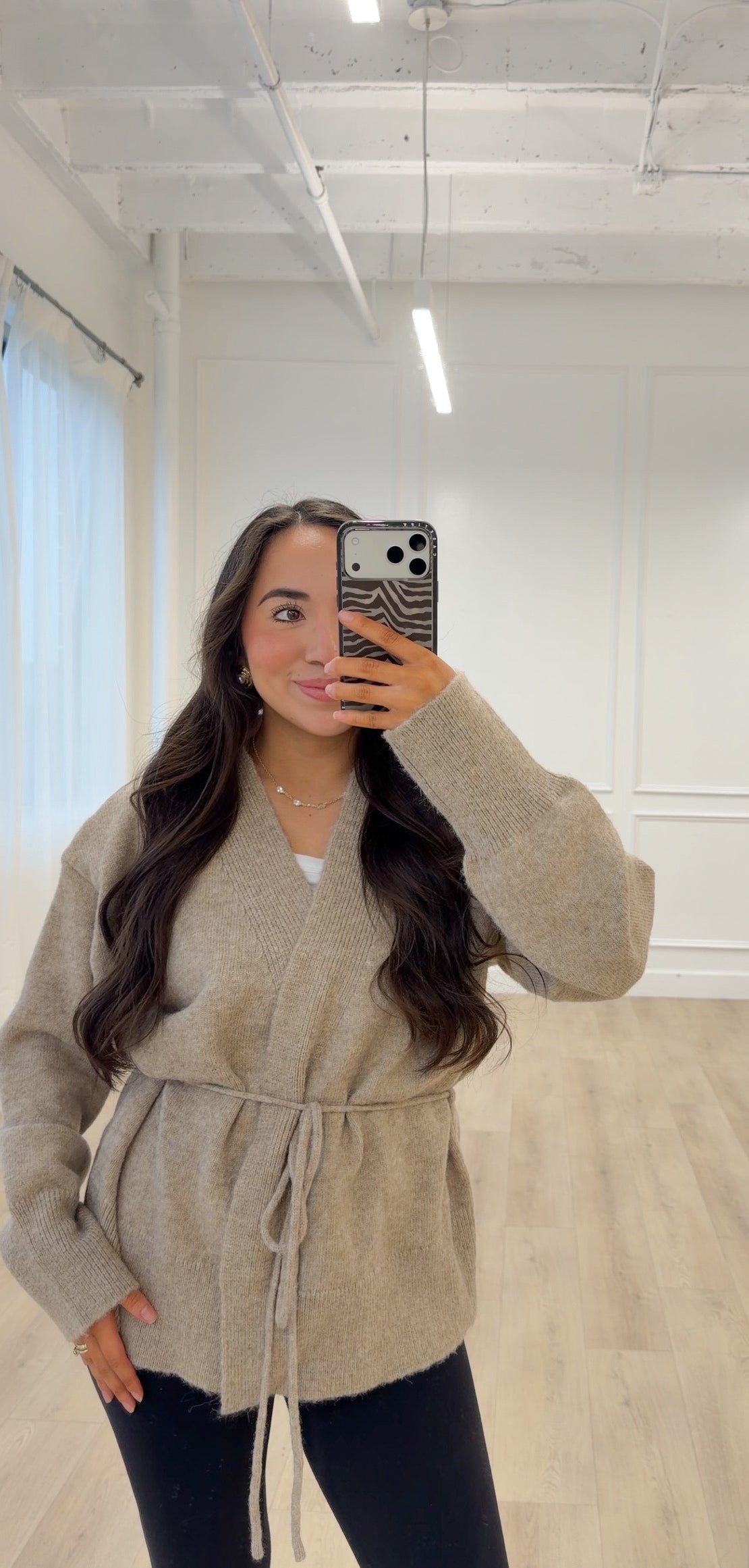 Everyday Wrap Sweater
