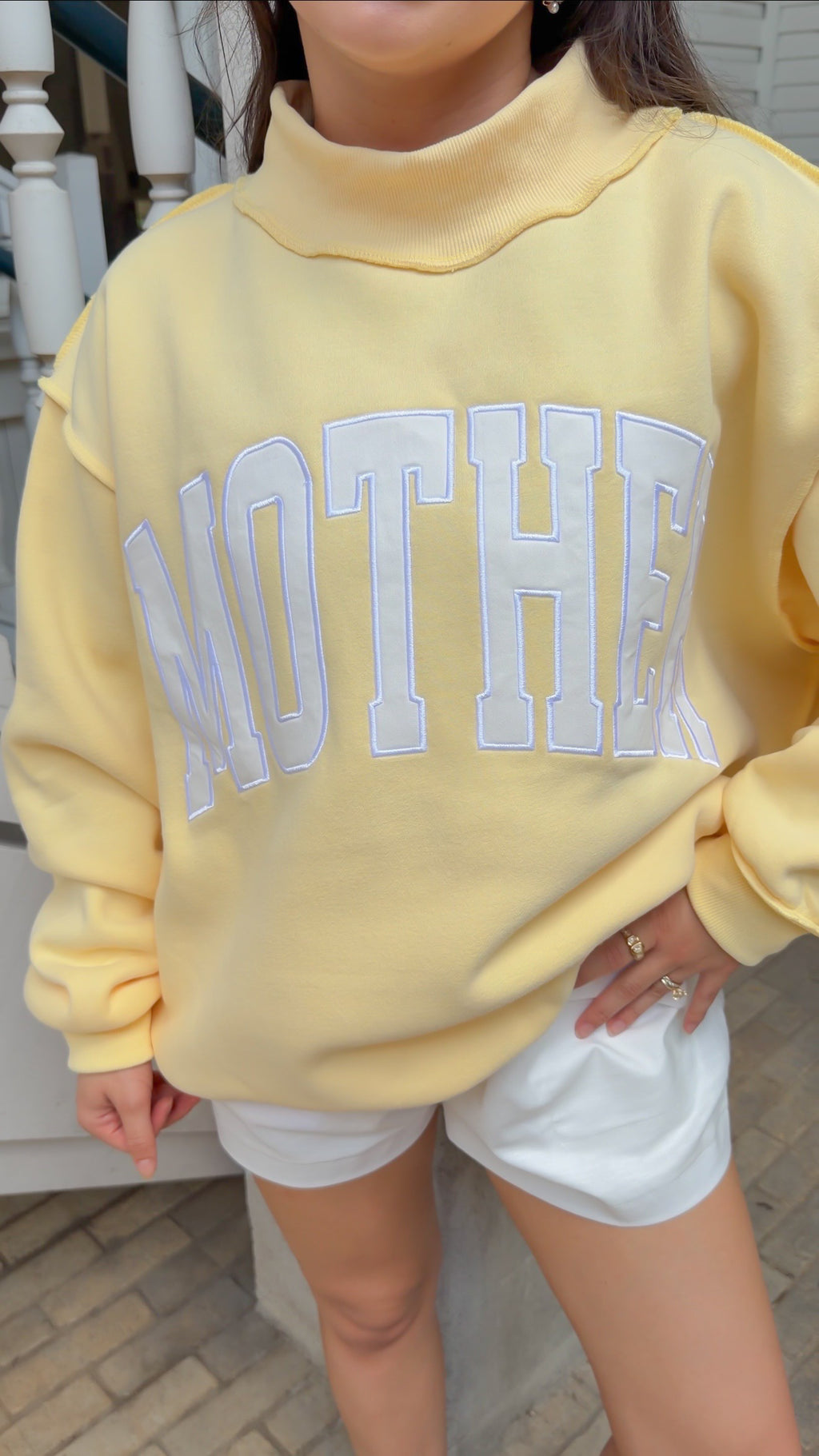 “MOTHER” Mockneck