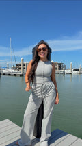 Palm Striped Set