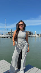 Palm Striped Set