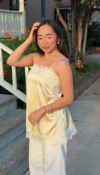 Lemon Lace Top