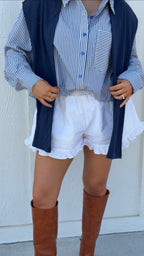 Collins Stripe Tie Top