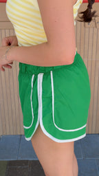 Emerald Track Shorts